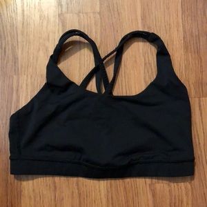 Lululemon Energy Bra, black, size 8